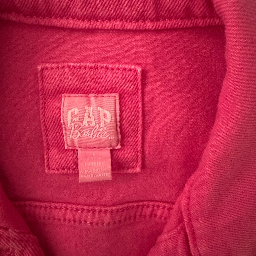 Barbie Vibrant Pink Jean Jacket for Kids - Picture 2 of 2